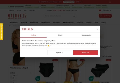 Menstruační kalhotky recenze