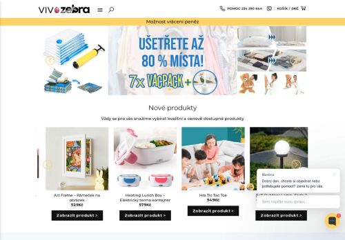 Vivozebra recenze