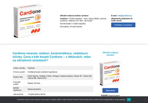 Cardione recenze