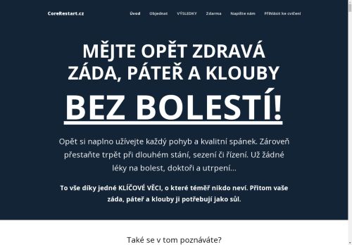 Core restart recenze