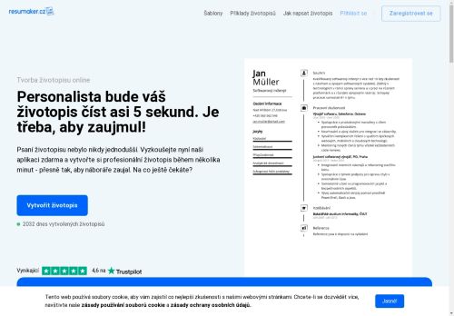 Resumaker – recenze